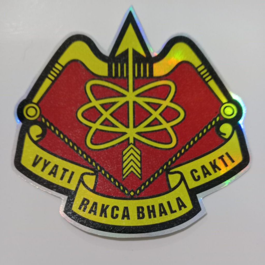 

stiker ARHANUD/stiker hologram glossy