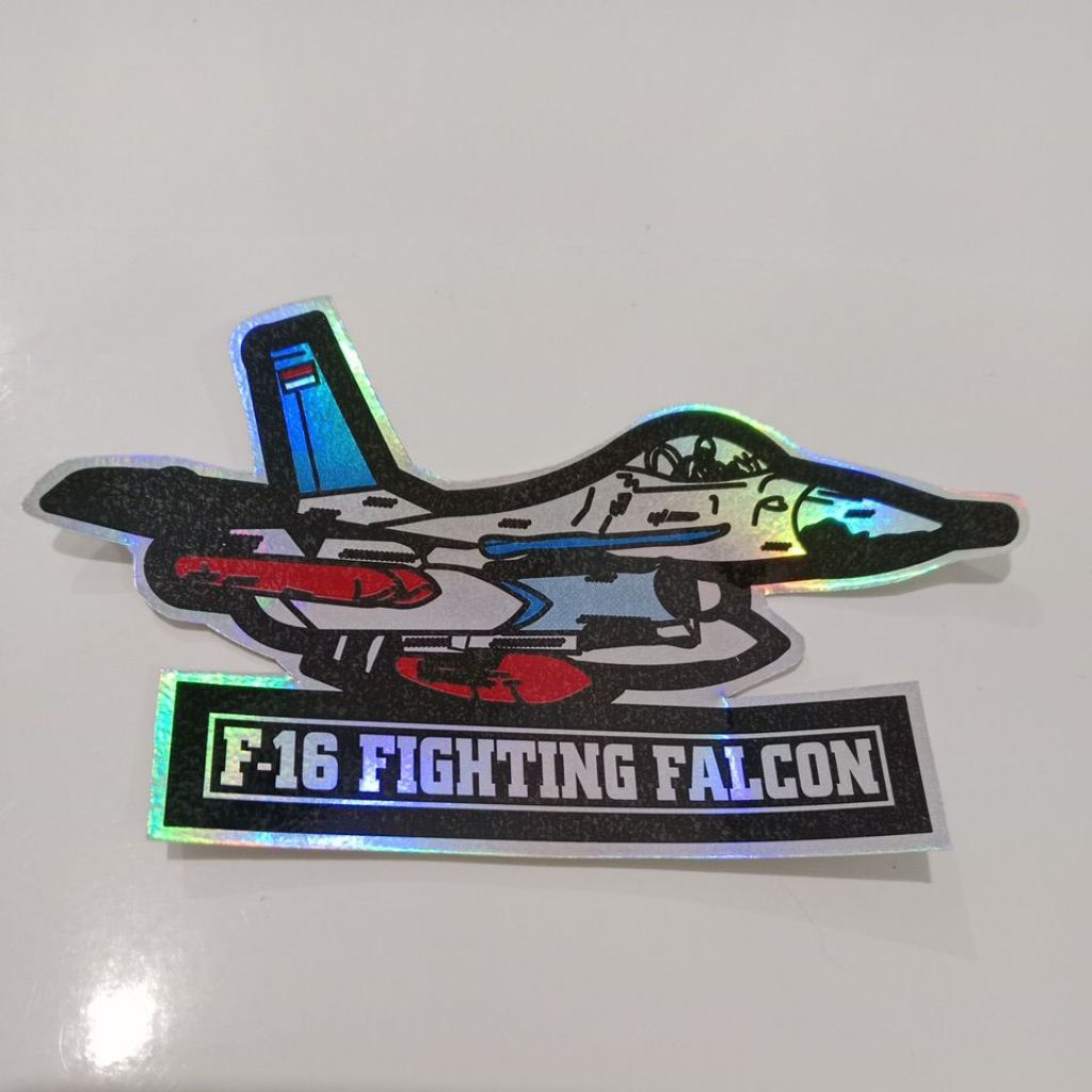 

STIKER PESAWAT F-16 FIGTHTING FALCON