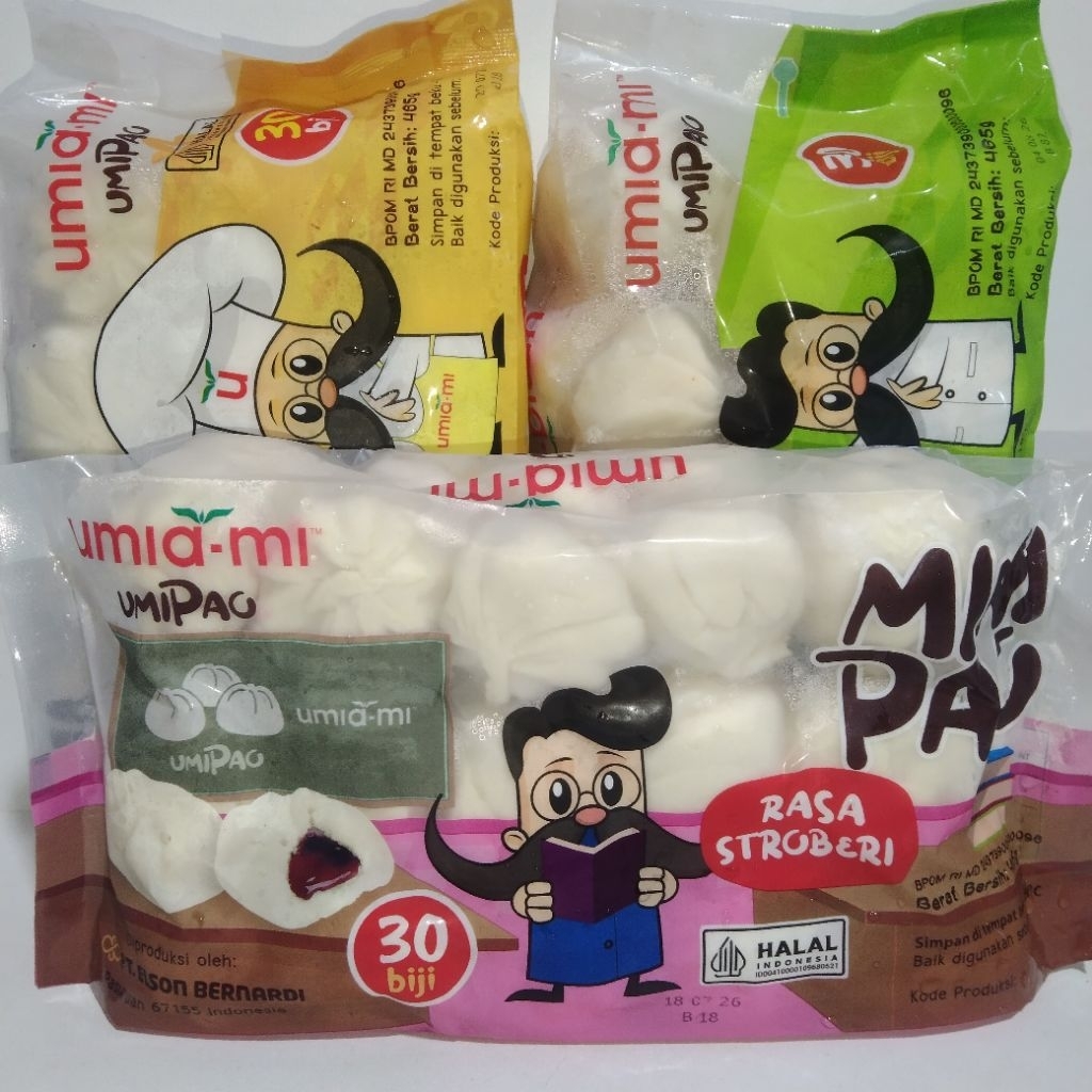 

Minipao Rasa Stroberi Ayam Coklat Isi 30 Pcs