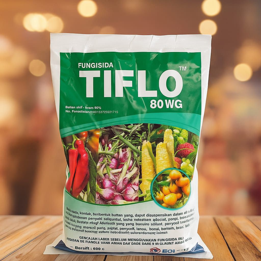 fungisida tiflo 80WG bahan aktif tiram