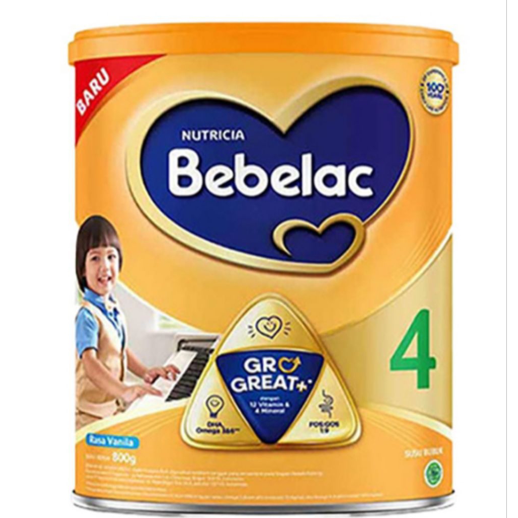 

Bebelac 4 GroGreat+ Susu Bubuk Pertumbuhan Anak Vanilla