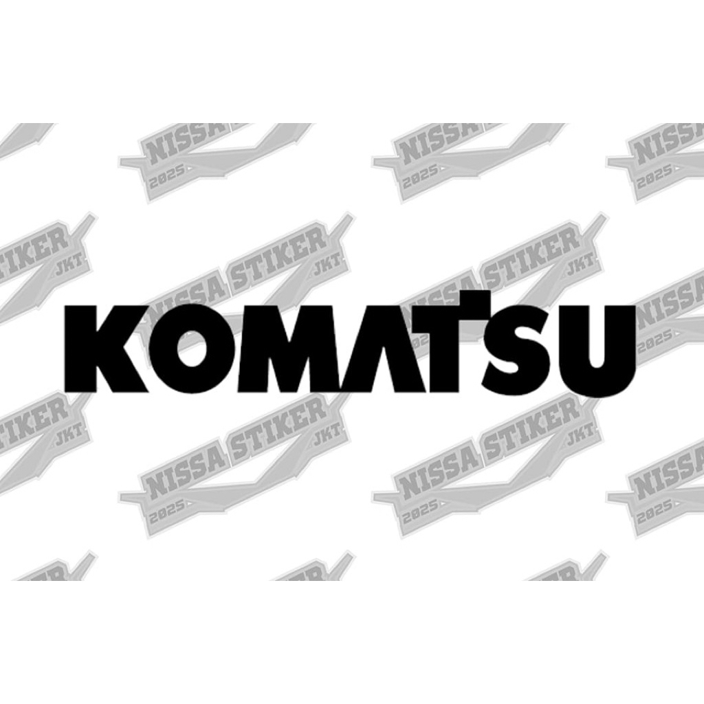 Stiker cutting Komatsu stiker murah berkualitas