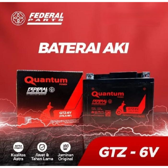 AKI MOTOR ACCU KERING GTZ-6V NMAX NEW VARIO 150 125 160 SCOOPY ESP BEAT ESP ISS 5 AMPERE 5A ASTRA FE