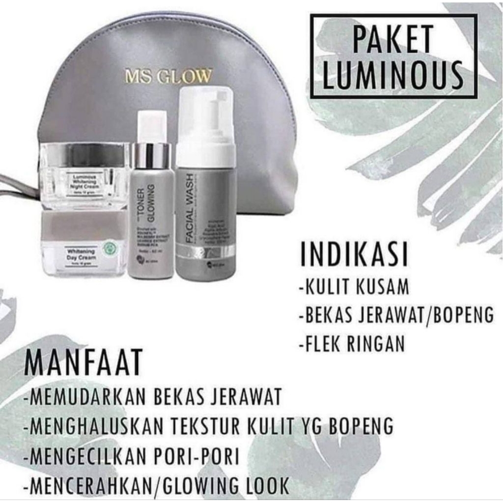 Ms Glow Satu Paket Luminos