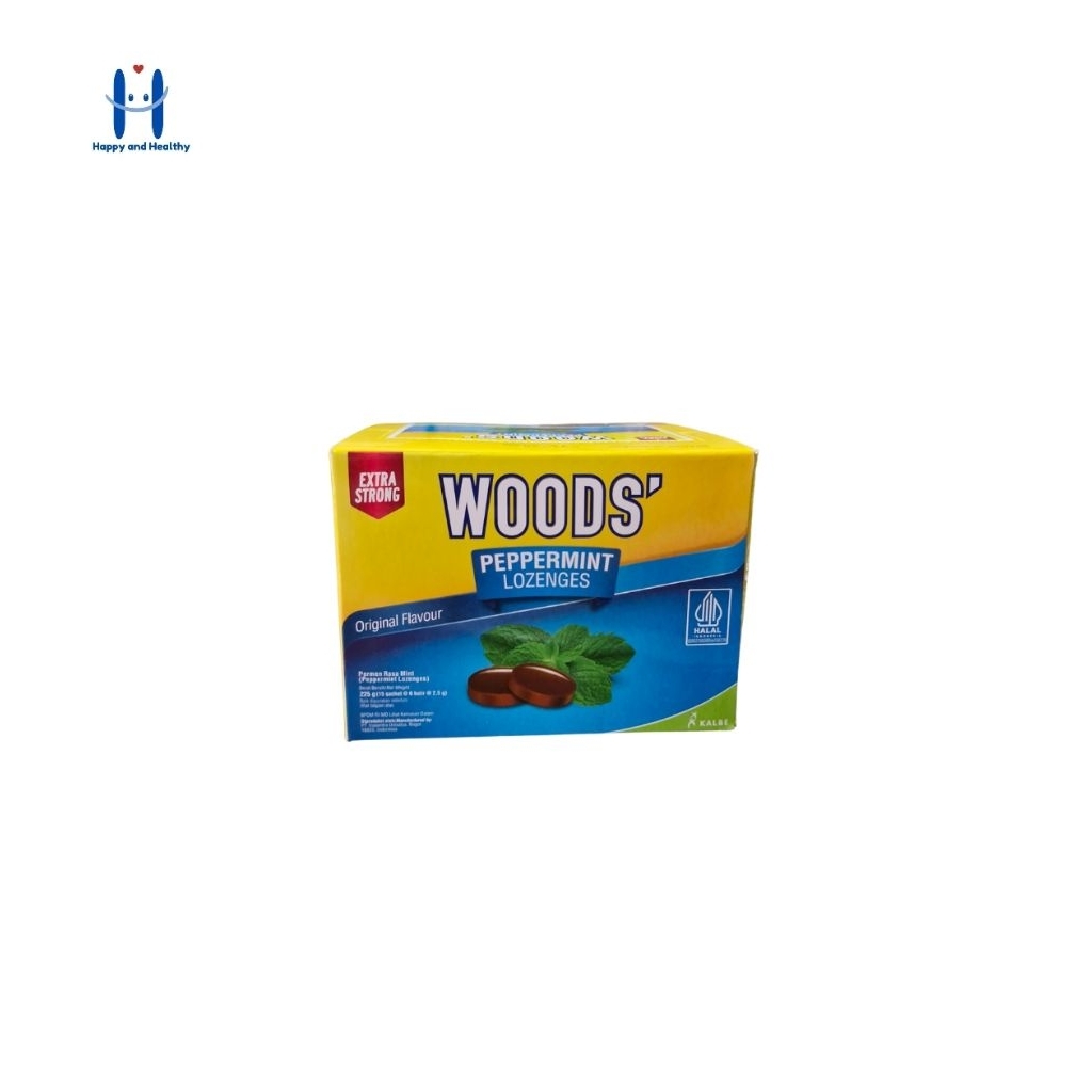 

Permen Woods Peppermint Lozenges (per box)