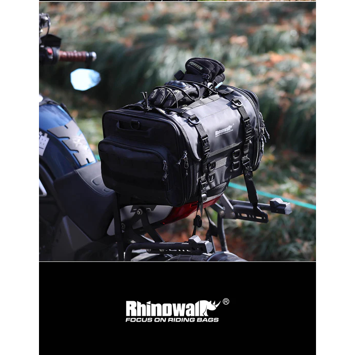Tail Bag Motor Rhinowalk MTR4080 Tas Motor 60-80L Tail Seat Bag Rain Cover