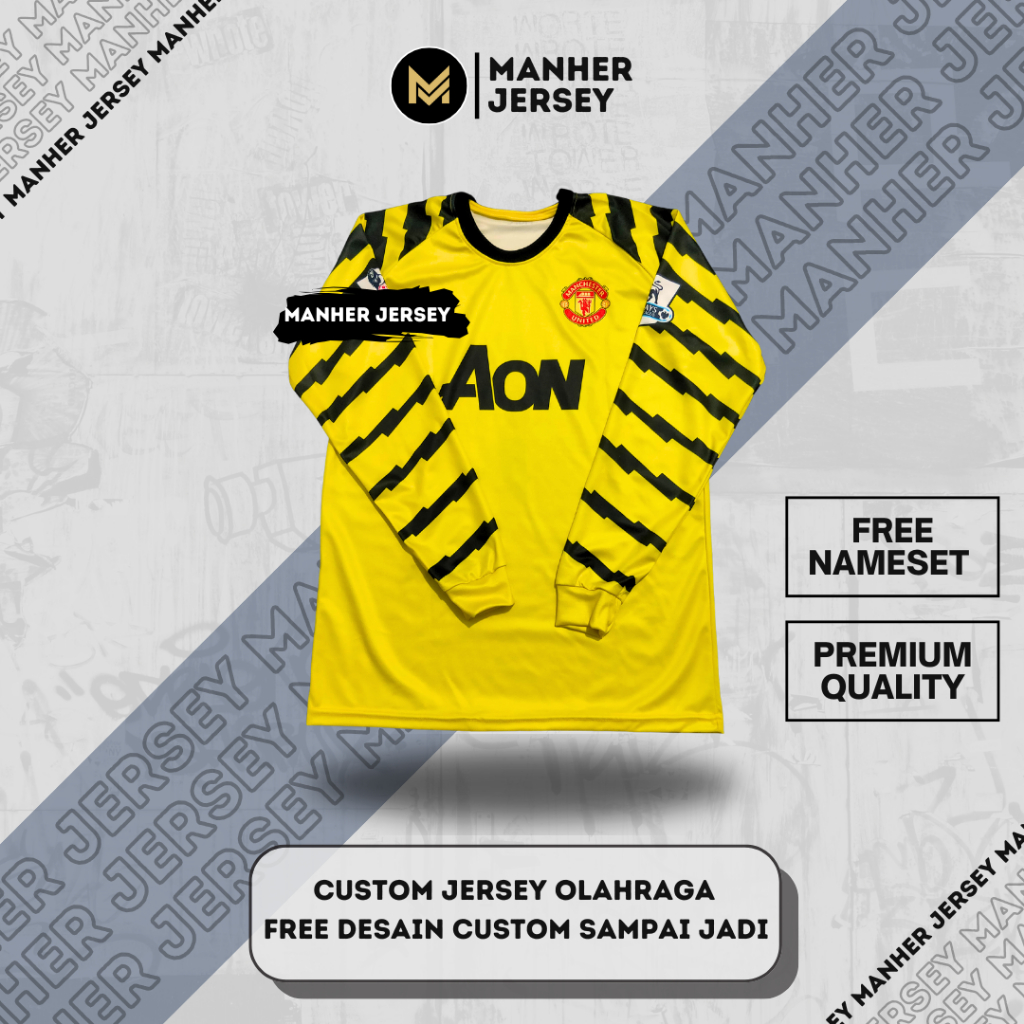 Jersey Kiper MU 2011 Full Printing Custom