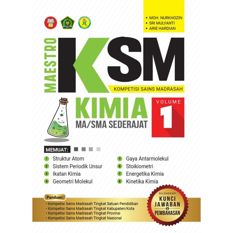 Gramedia Makassar - MAESTRO KSM KIMIA UNTUK MA/SMA SEDERAJAT VOL.1