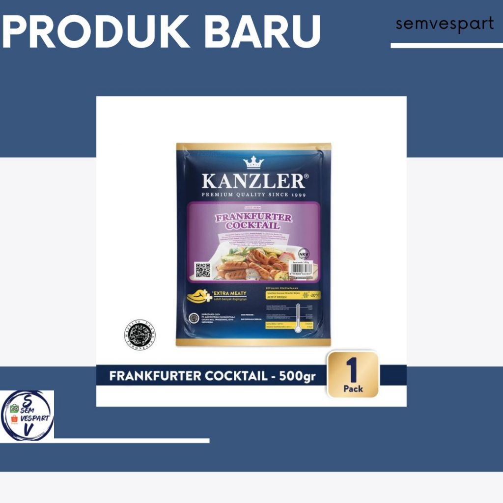 

Kanzler Frankfurter Cocktail 500gr