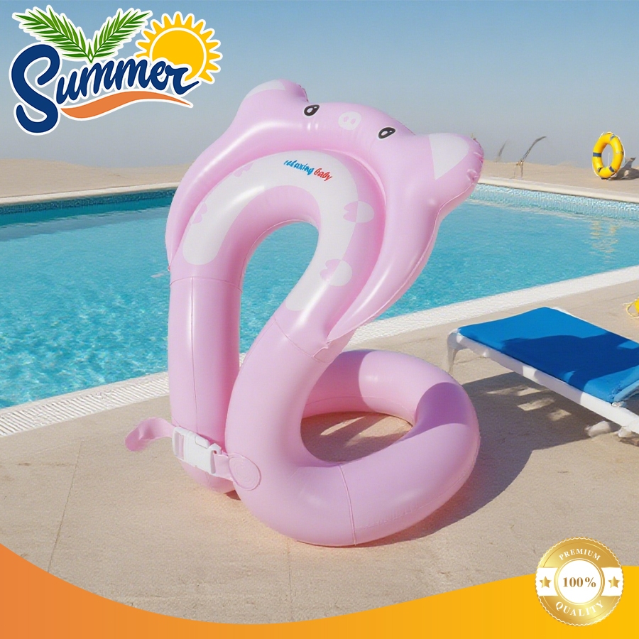 Rompi Pelampung Tiup Karakter Hewan PVC 3-6 Tahun / Rompi Renang Anak Karakter Bentuk Hewan