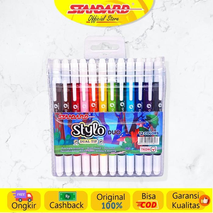 

STYLO DUO 12 WARNA STANDARD