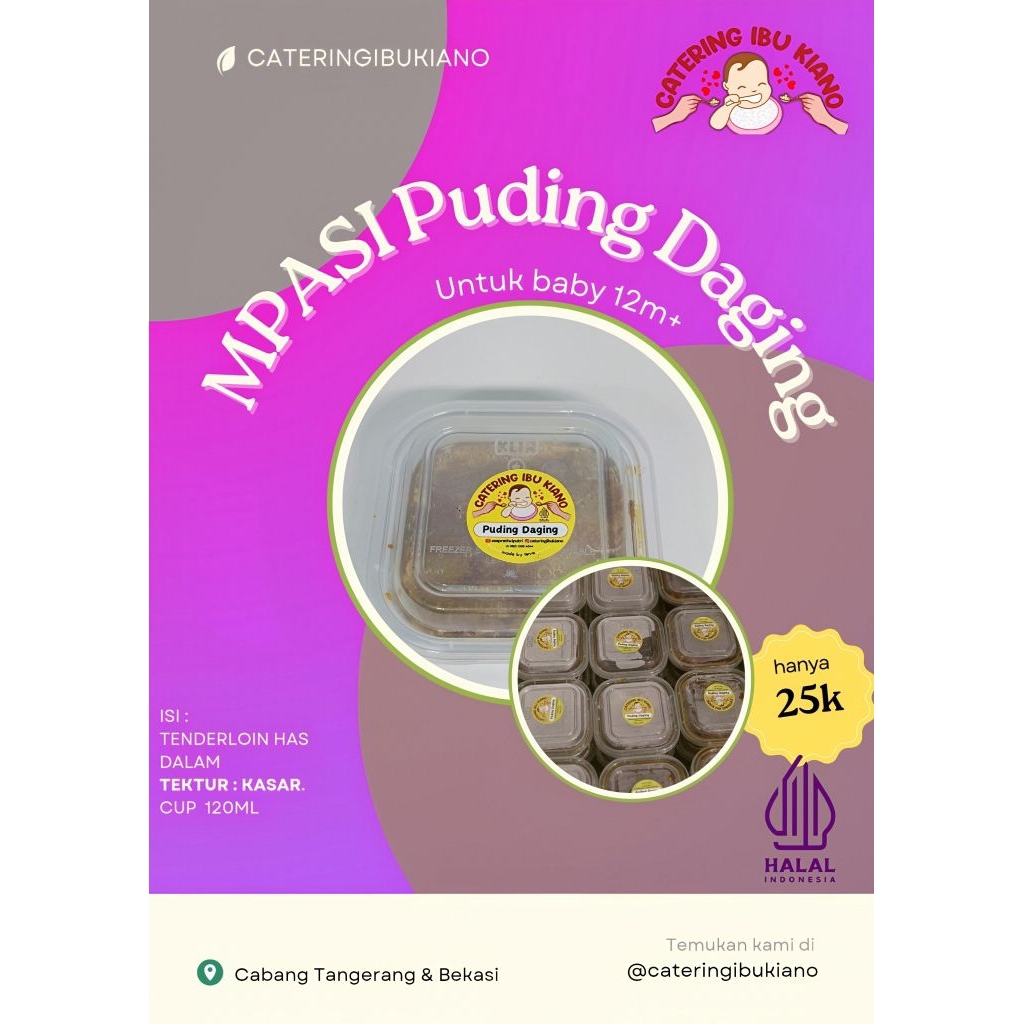 

Puding Daging MPASI Bayi Frozen Bekasi