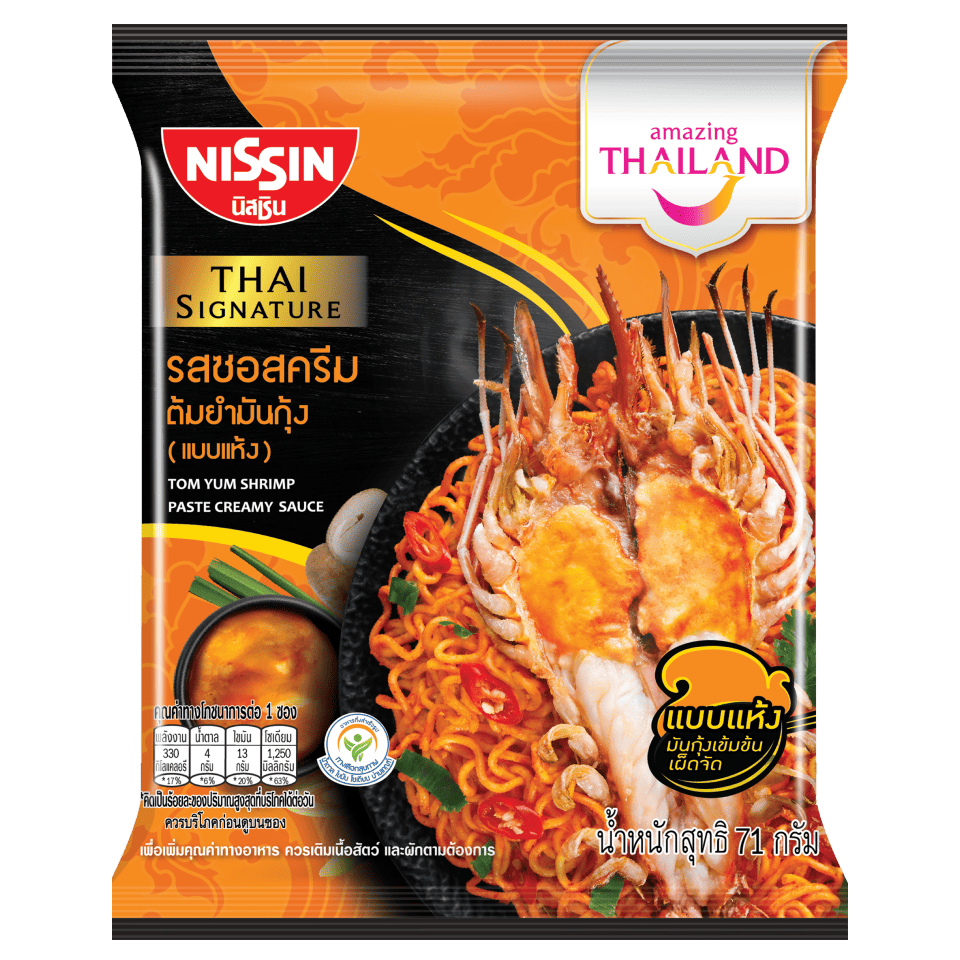 

NISSIN THAI SIGNATURE TOM YUM SHRIMP CREAMY SOUP FLAVOUR