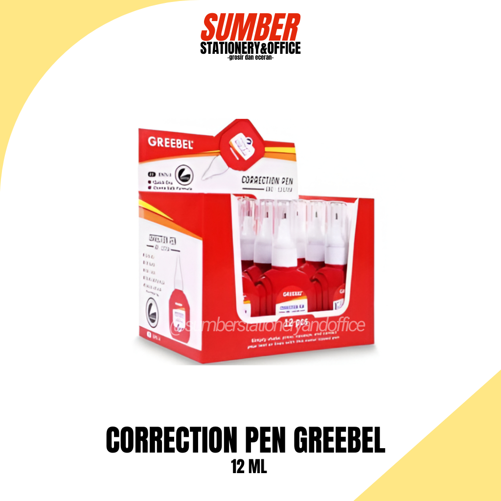

CORRECTION PEN LIQUID GREEBEL - GBC-120704