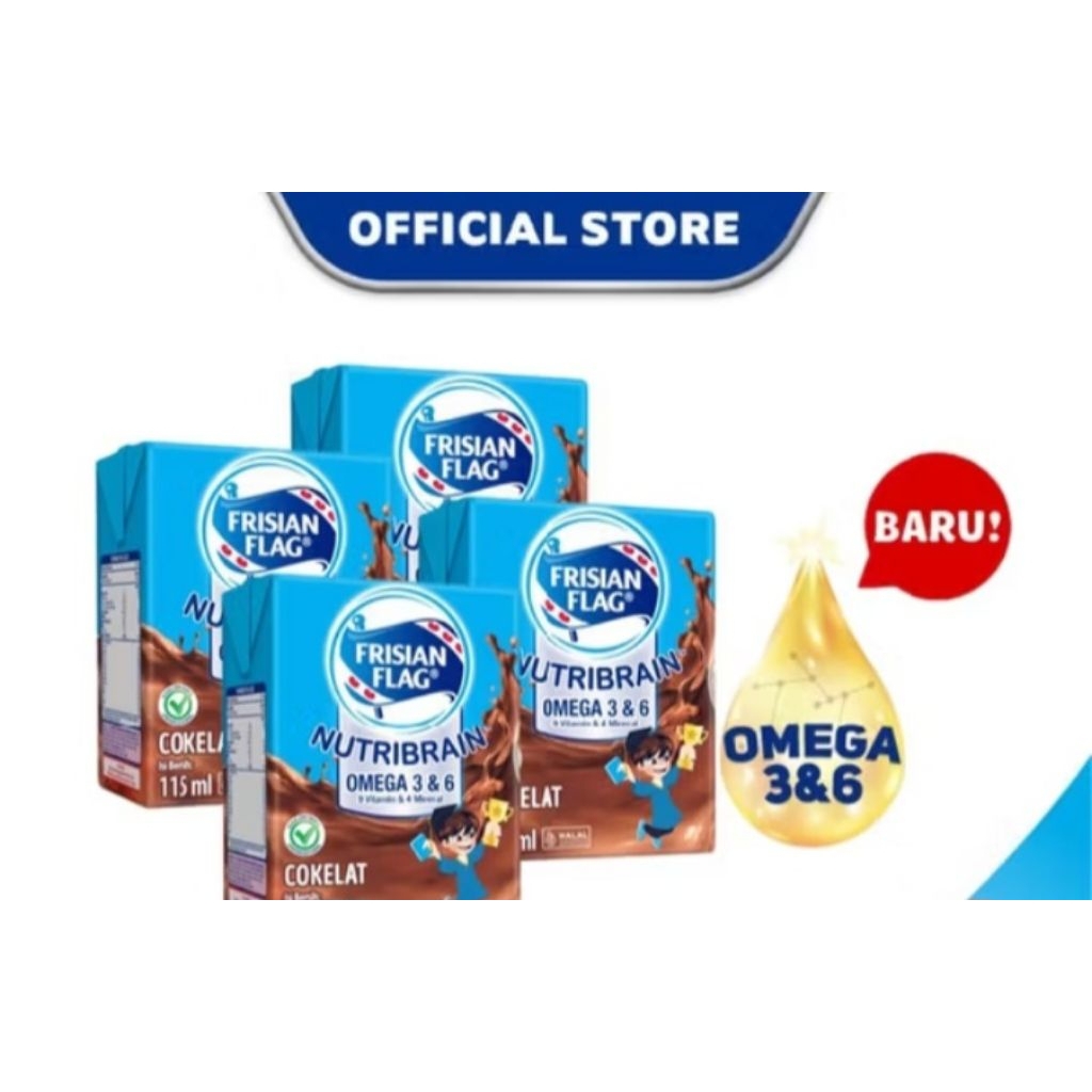 

susu frisian flag kotak kecil isi 4 pcs 110 ml
