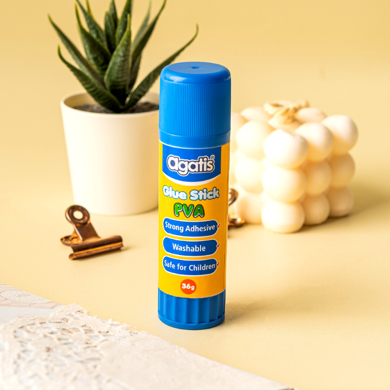 

Asaba Stationery-Agatis Eco Glue Stick 36 gram With PVA Formula/Lem Stick/lem batang/lem murah