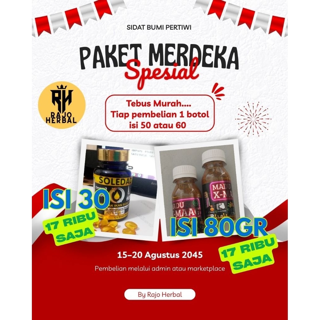 

link promo tebus Murah 17rb promo merdeka pilihan isi 30 dan madu xmaag