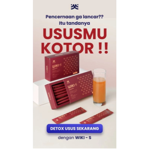 

WIKI-S Minuman Fiber Serbuk Rasa Peach by Wikinara Dr Oky Pratama