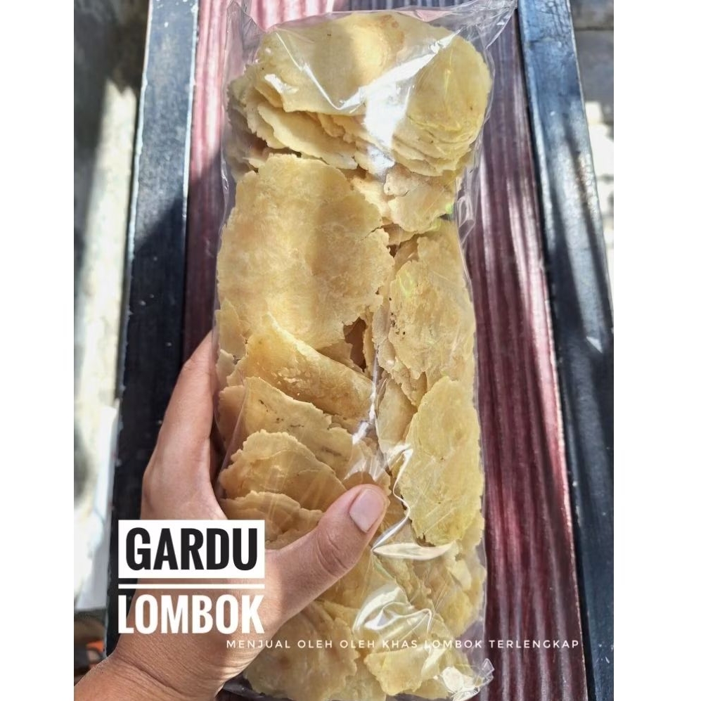

Emping melinjo Lombok super netto 500 gr 100% ori