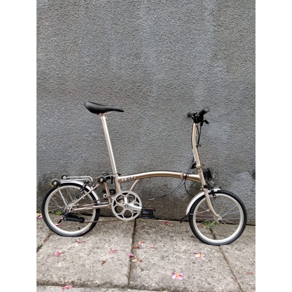 3sixty electric chrome sepeda lipat folding bike