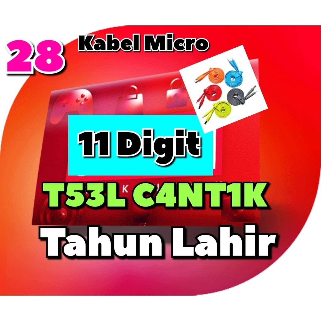 Nomor Cantik Telkomsel Simpati 11digit seri Tahun Lahir rapih