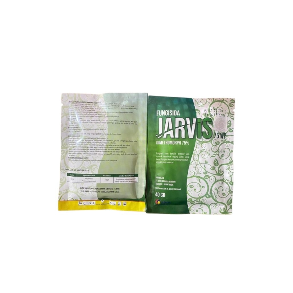 JARVIS 75WP 40GR fungisida bahan aktif dimetomorf 75%