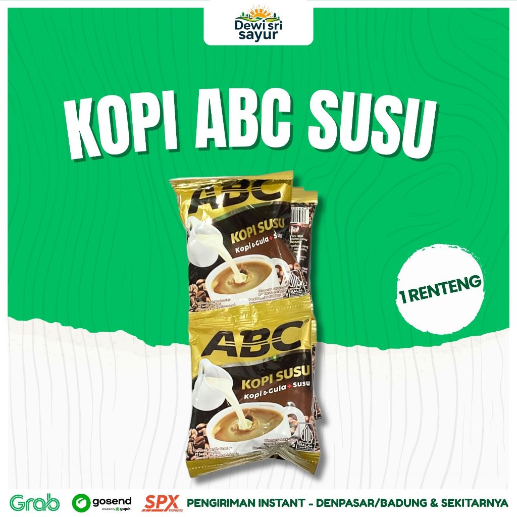 

Kopi ABC Susu 1 renteng – Dewi Sri Sayur