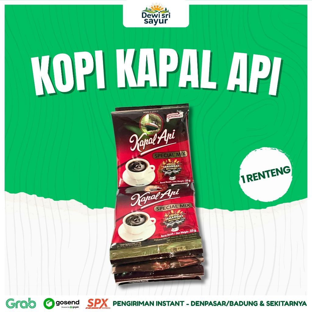 

Kopi Kapal Api 1 renteng – Dewi Sri Sayur