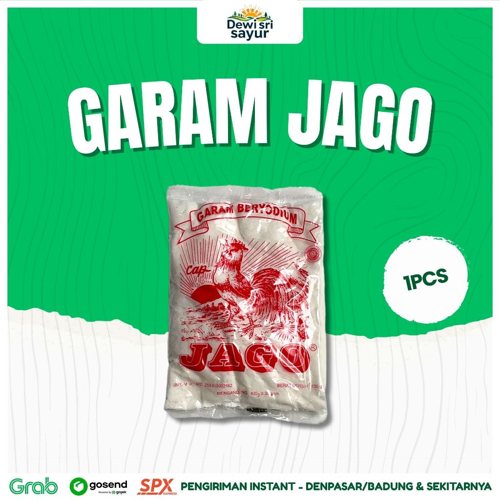 

Garam Jago 1 pcs – Dewi Sri Sayur