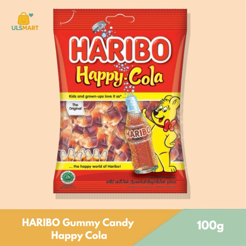 

HARIBO Gummy Candy Happy Cola 100 g