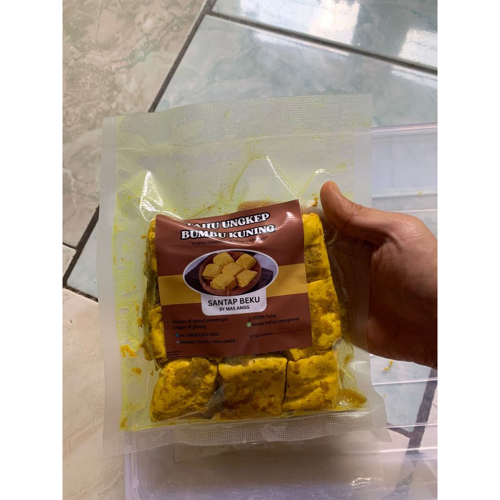 

TAHU UNGKEP Bumbu Kuning Frozen – Siap Goreng | Praktis, Gurih, dan Halal