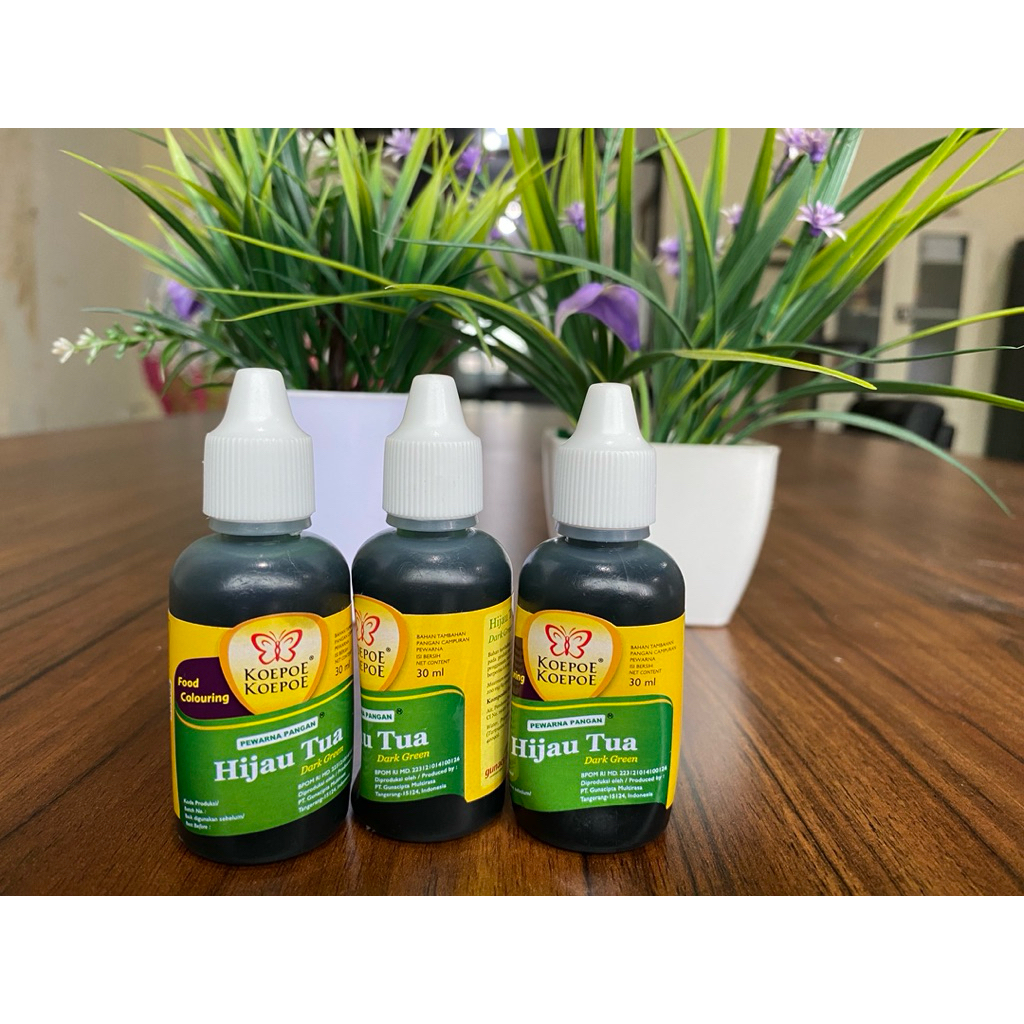 

Koepoe Pewarna Cair Hijau Tua 30ml