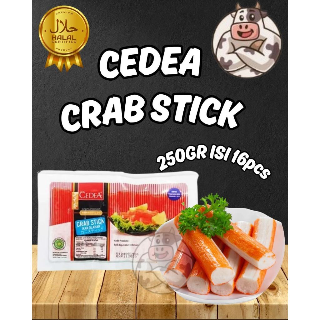 

CEDEA CRAB STICK IKAN OLAHAN 250GR ISI 16PCS
