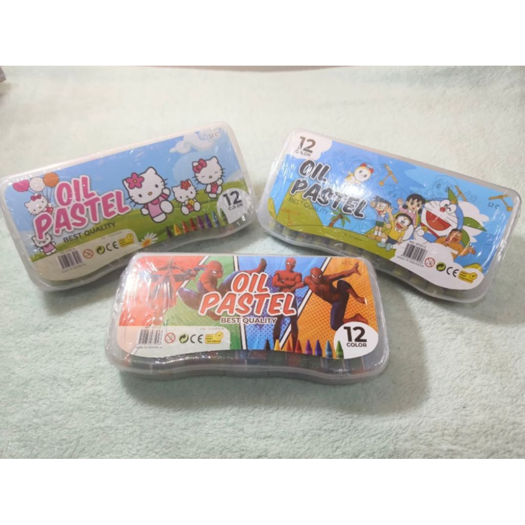 

Crayon Oil Pastel Best Quality 12 Warna / Krayon 12 Warna