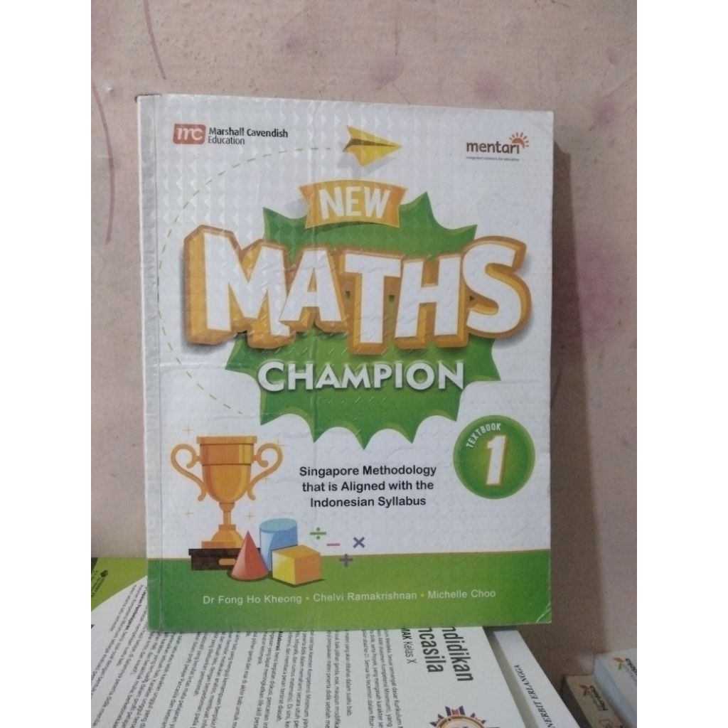 buku new maths champion 1 textbook