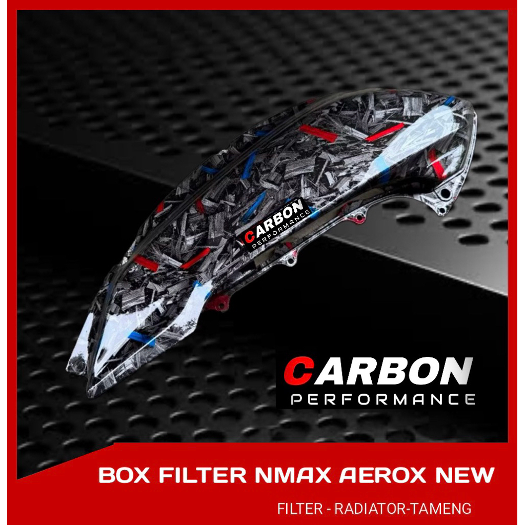 TUTUP FILTER N MAX NEW CARBON FORGED  -  TUTUP FILTER AEROX NEW CARBON FORGED Tutup filter aerox new