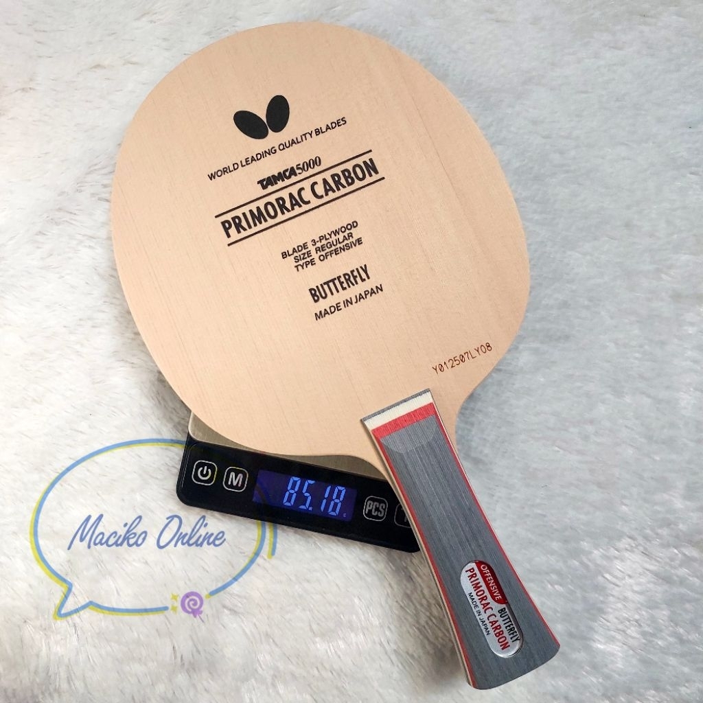 Bet Tenis Meja Butterfly Primorac Carbon FL ORIGINAL