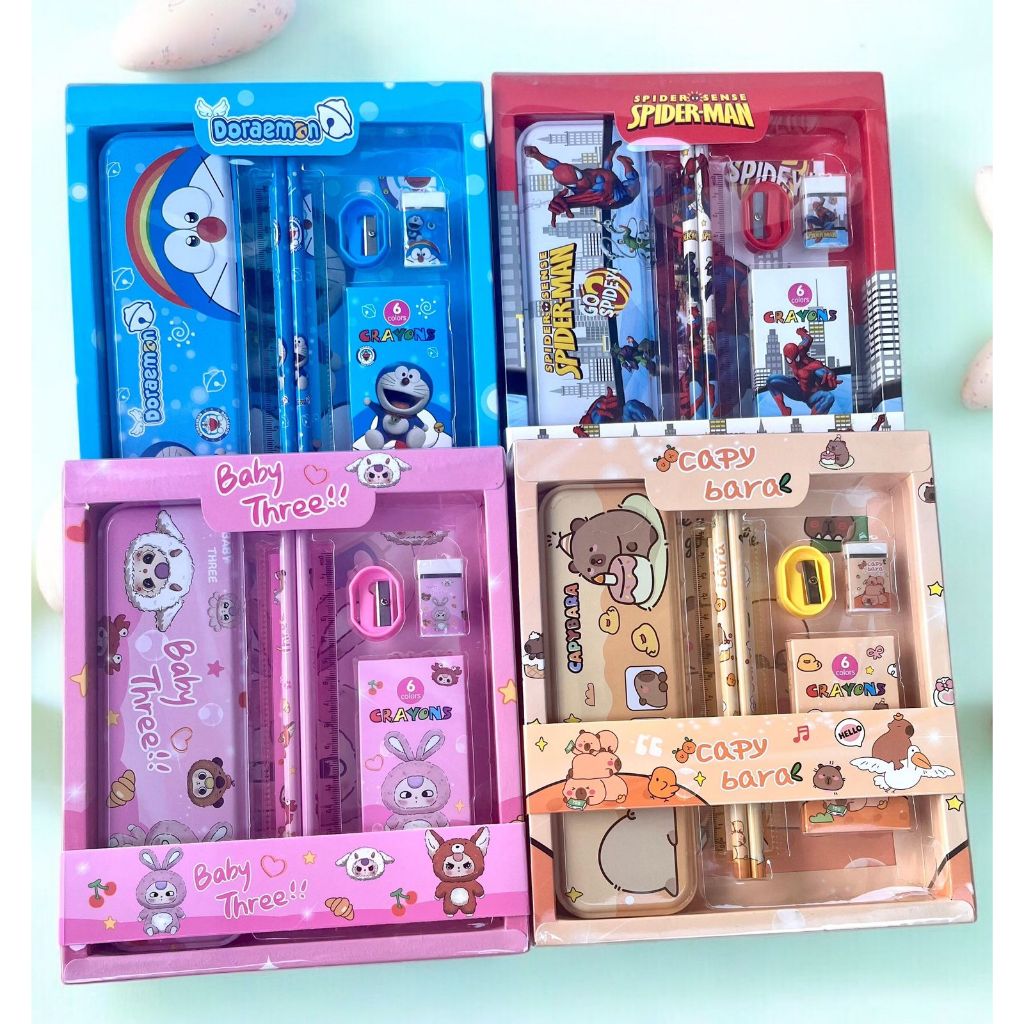 

Stationery Set / Paket Alat Tulis Set 7 in 1 / Paket Alat Tulis Aesthetic