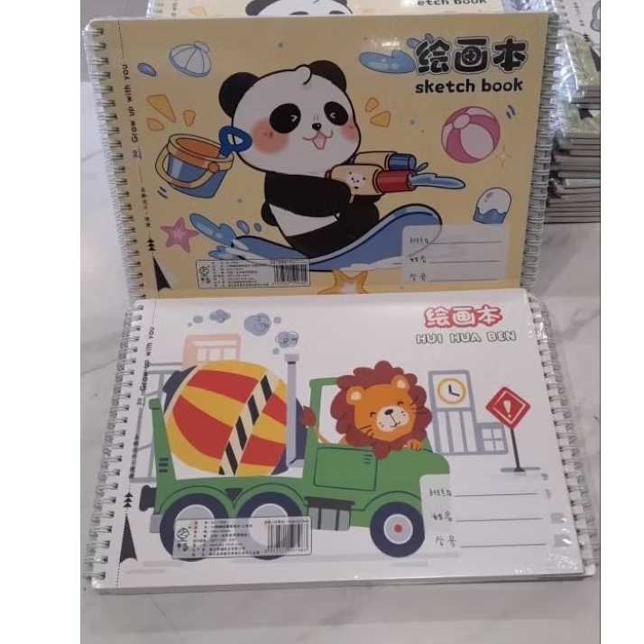 

buku gambar karakter /sketch book karakter