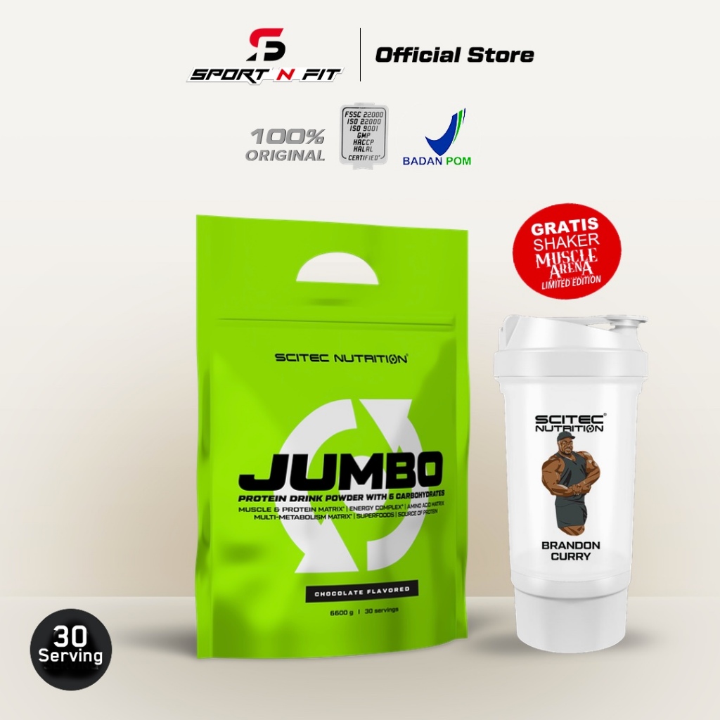 Scitec Nutrition - JUMBO PROTEIN 6600 Gram optimum Weight Gainer