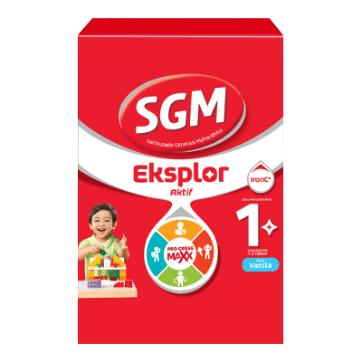 

SGM Eksplor 1+ IronC Susu Bubuk Pertumbuhan Anak Vanila 400 g