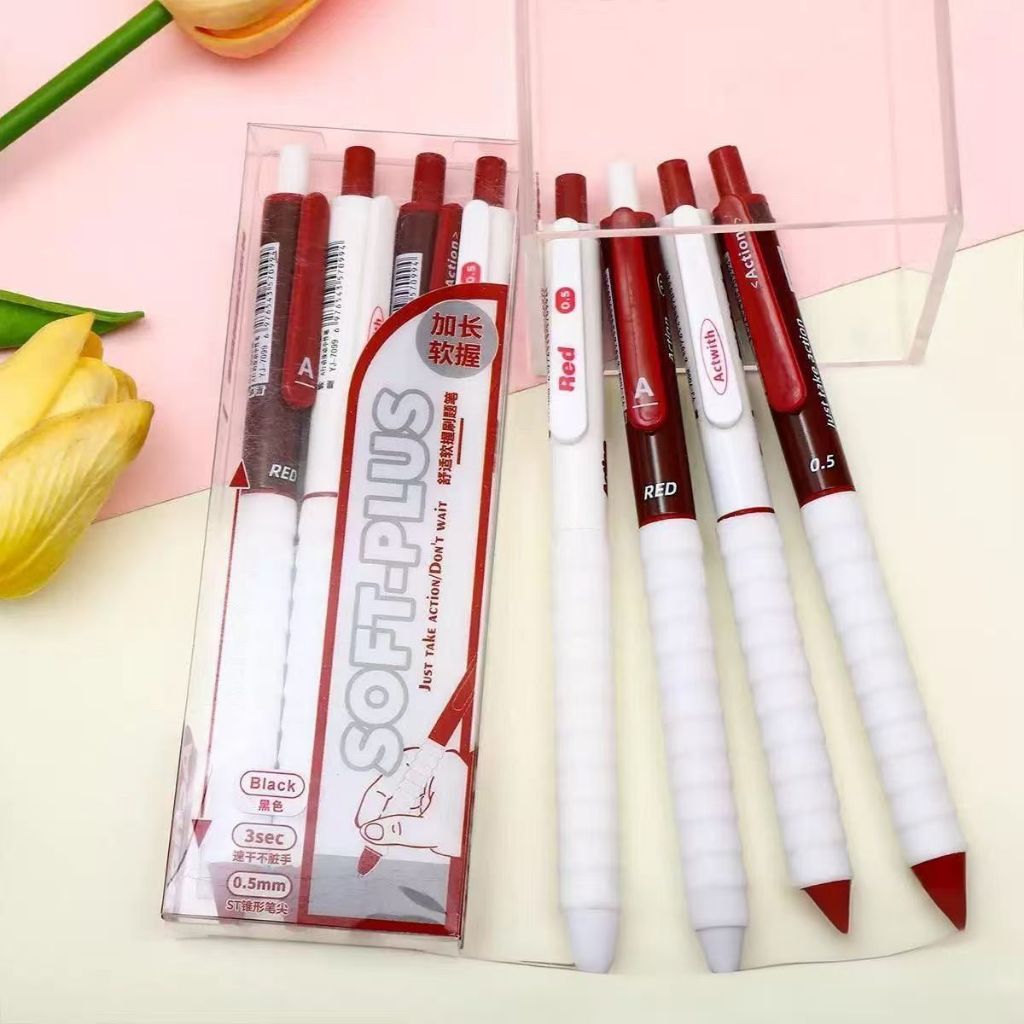 

Pulpen Gel Korea Aesthetic 0.5mm Retractable / Pena Tinta Hitam Untuk Siswa Sekolah Kantor / Bolpoin Alat Tulis Back To School Office Stationery