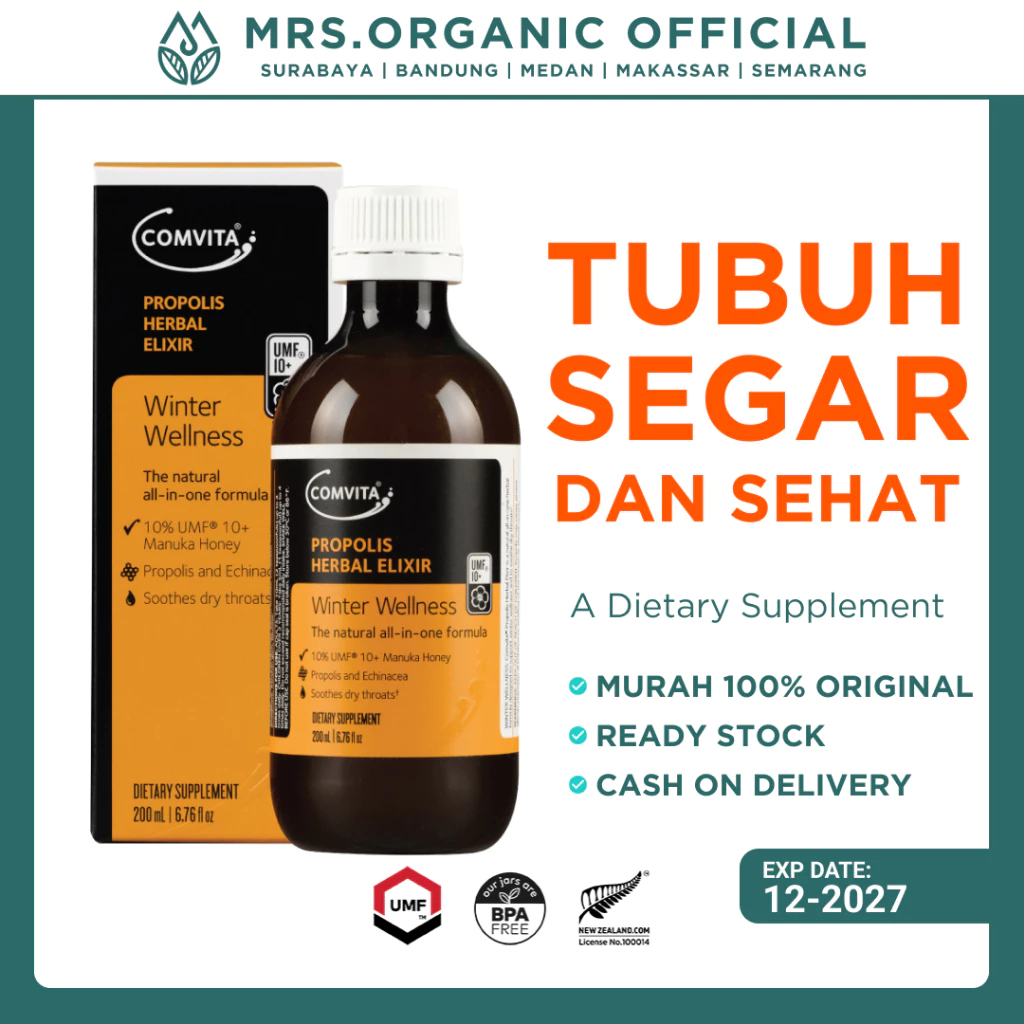 

Madu Comvita Propolis Herbal Elixir UMF 10 + 200 ml