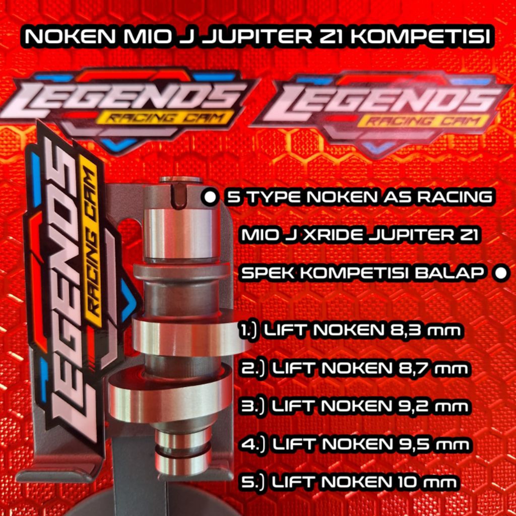 Noken As Racing Harian Mio J Xride Jupiter Z1 Kompetisi - LEGENDS RACING
