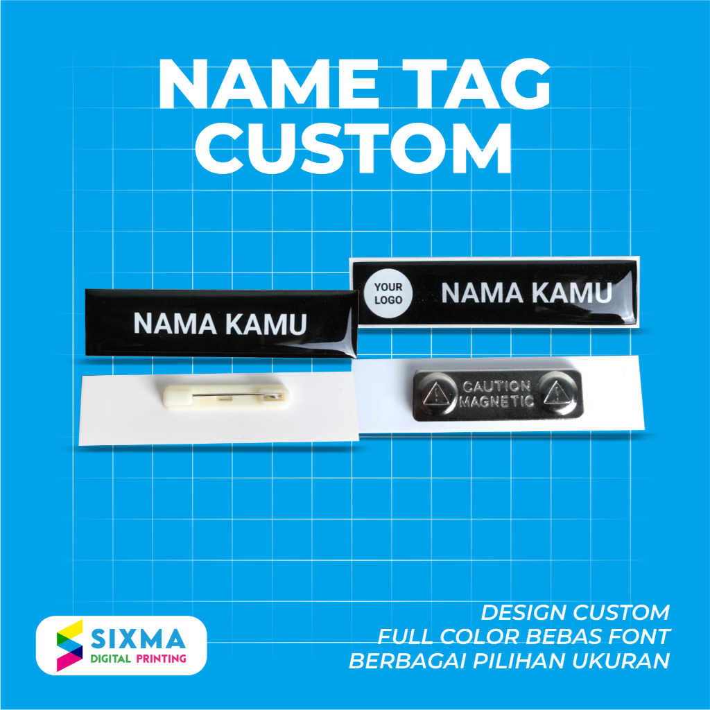 

NAME TAG / NAMA DADA / PAPAN NAMA / AKRILIK KUNINGAN / CUSTOM BEBAS
