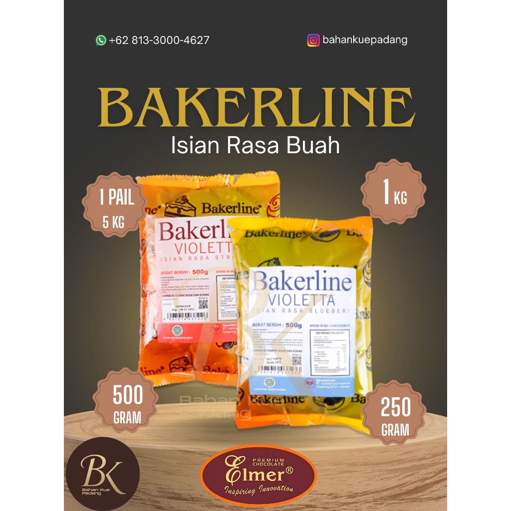 

Bakerline Violetta Selai Strawberry dan Blueberry Repack – 1 Kg, 500 gr, 250 gr