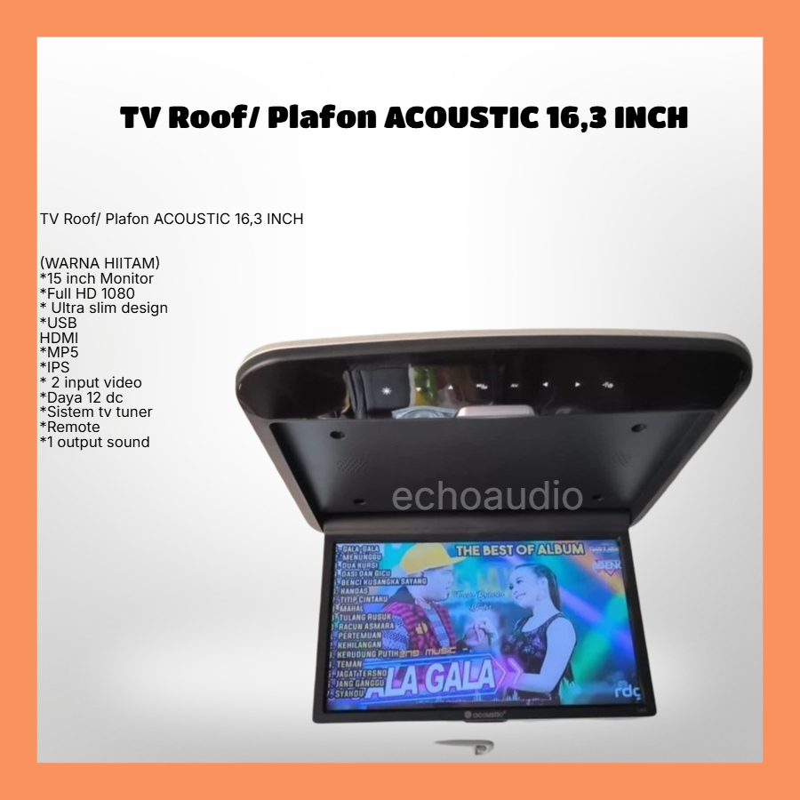 TV Roof/ Plafon ACOUSTIC 16,3 INCH