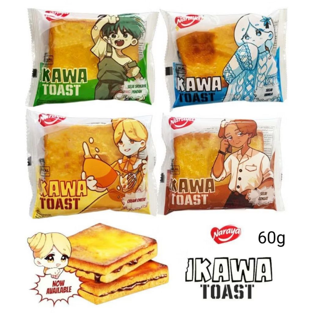 

Naraya Ikawa Toast Roti Kue Snack Cemilan
