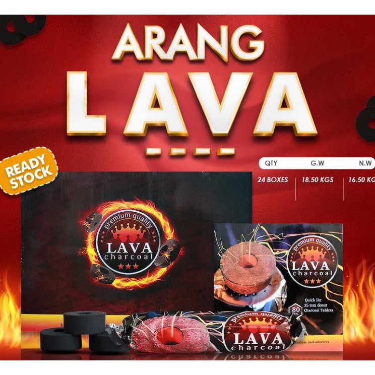 ARANG MAGIC LAVA PREMIUM / ARANG MAGIC CHARCOAL / ARANG BUKHUR PREMIUM