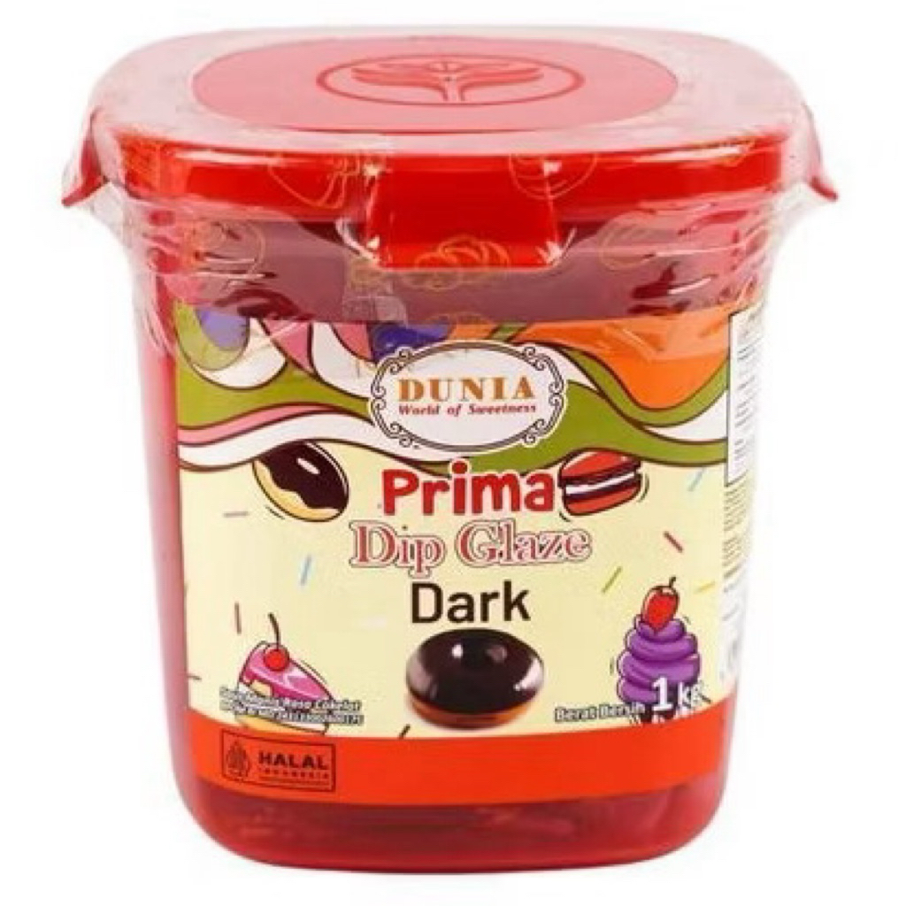 

Dunia Prima Dip Glaze 1kg / Topping Donut 1kg